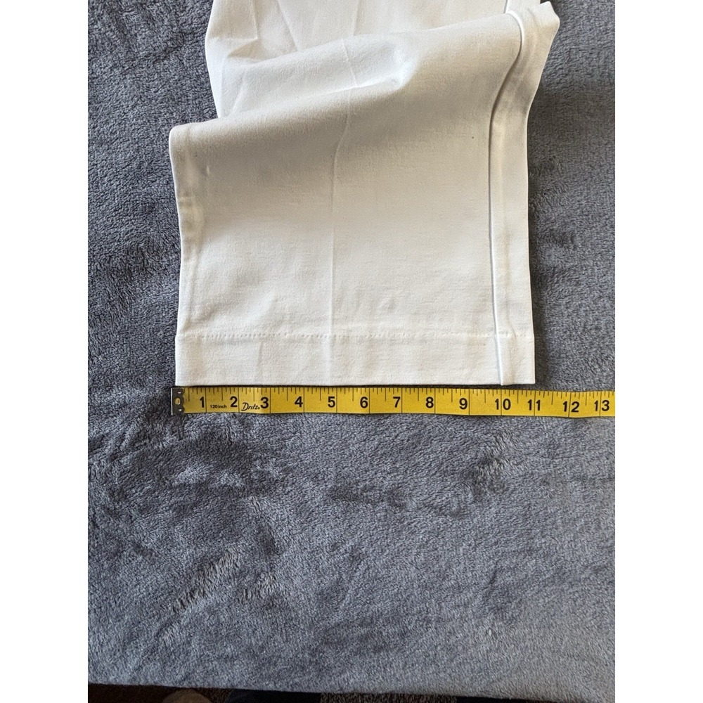 Beautiful by Lawrence Darian Women's Dress White Pants A675932 Size L New Preppy - Picture 2 of 10